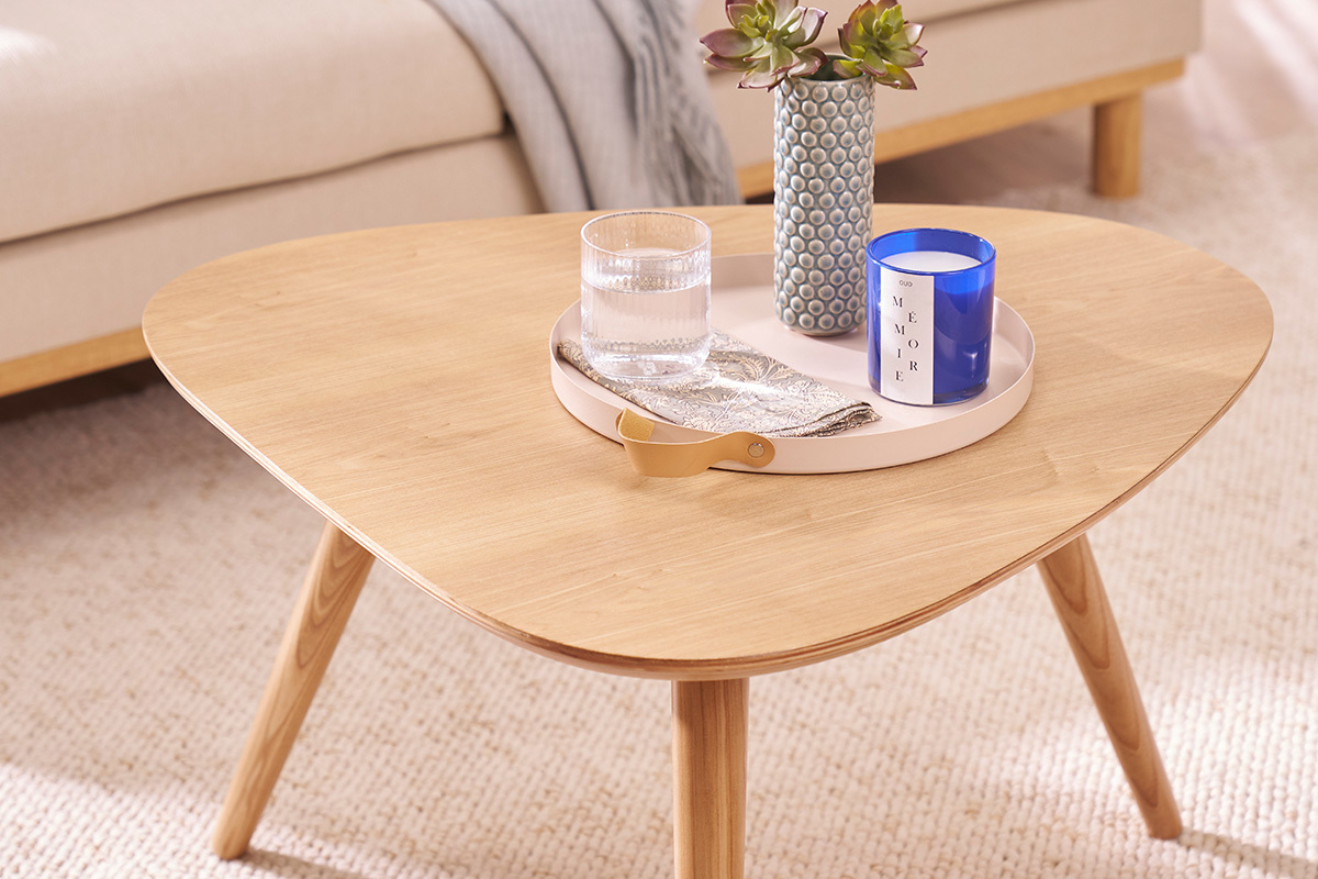 Tavolino design in frassino - ARTIK