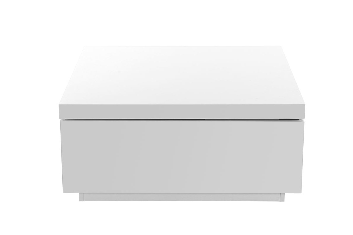 Tavolino design laccato bianco JANA