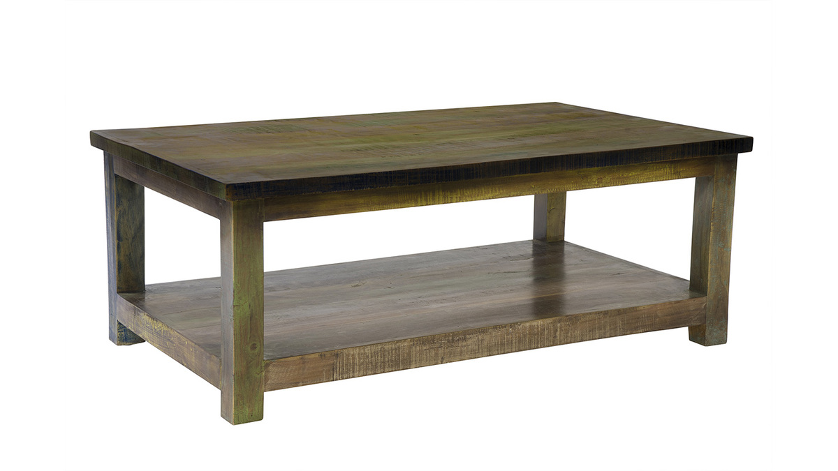 Tavolino design legno riciclato MAYOTTE