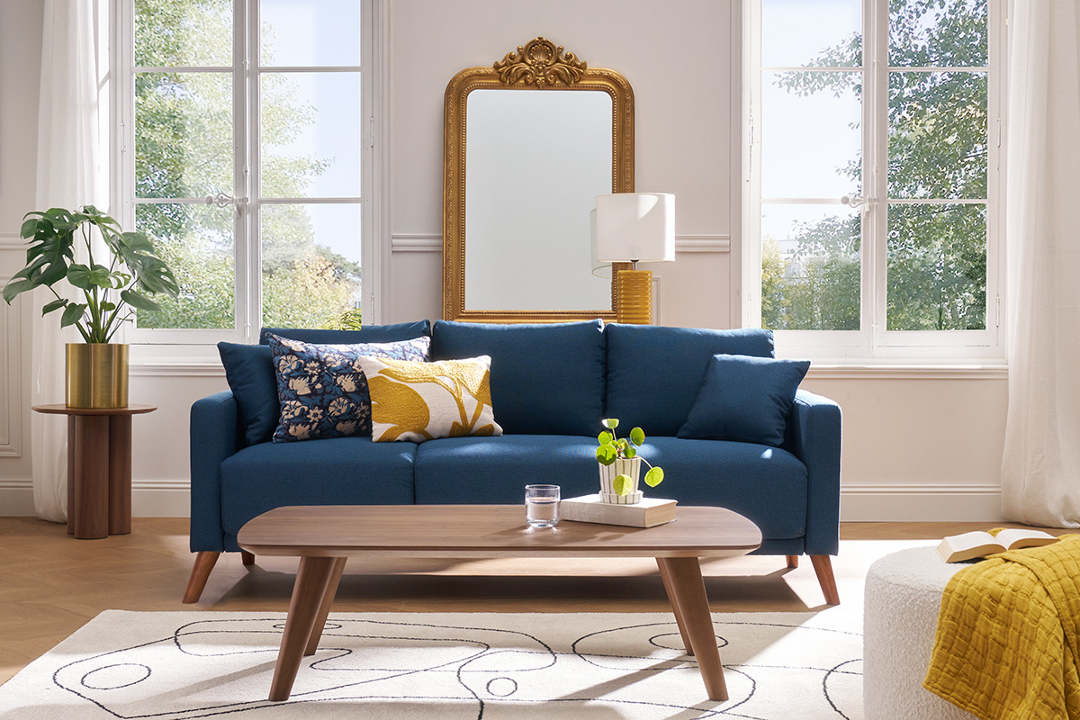 Tavolino design noce FIFTIES