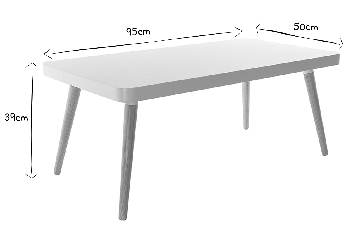 Tavolino design scandinavo TOTEM