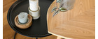Tavolino in legno a forma di foglia L60 cm PHYLL