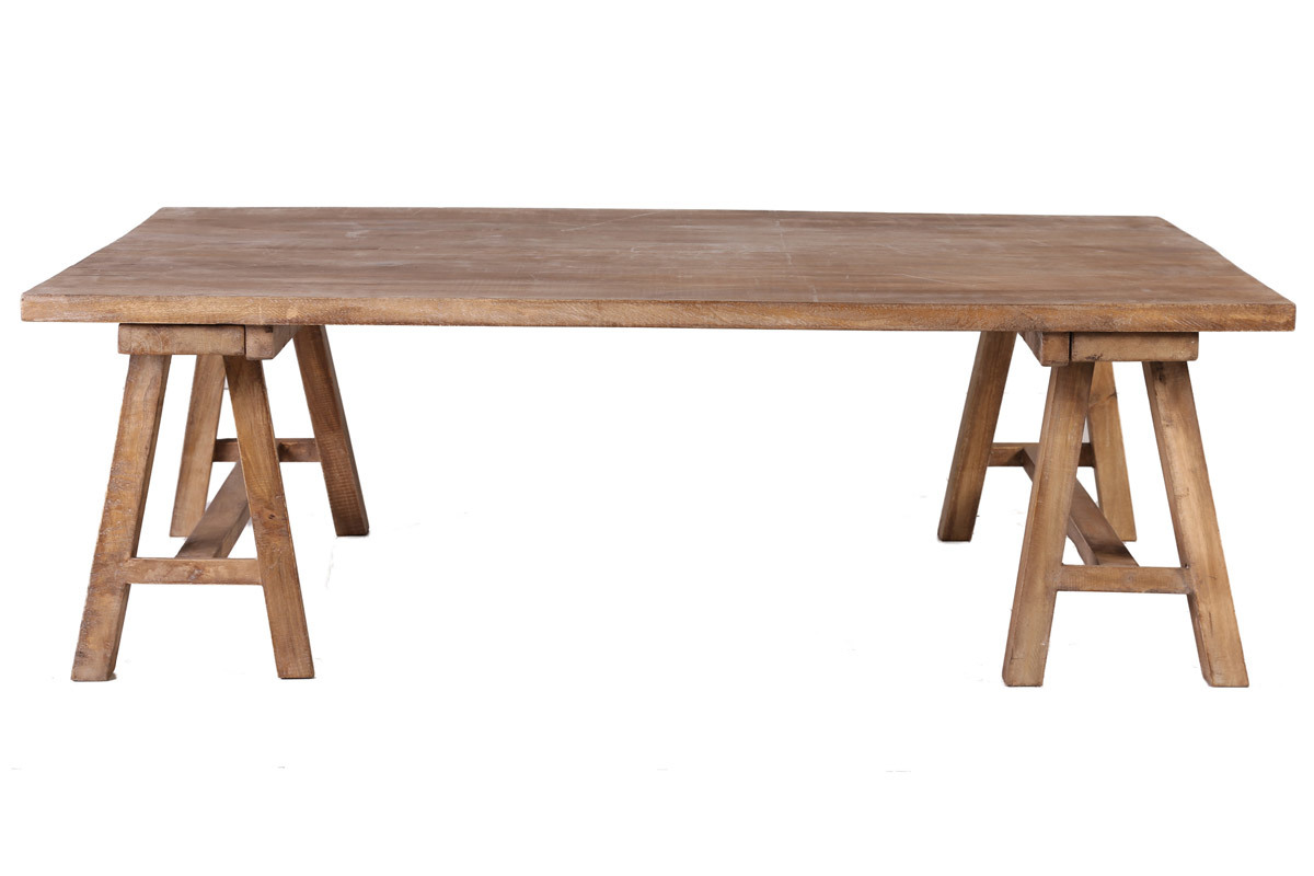 Tavolino in legno stile industriale ANTIQUA