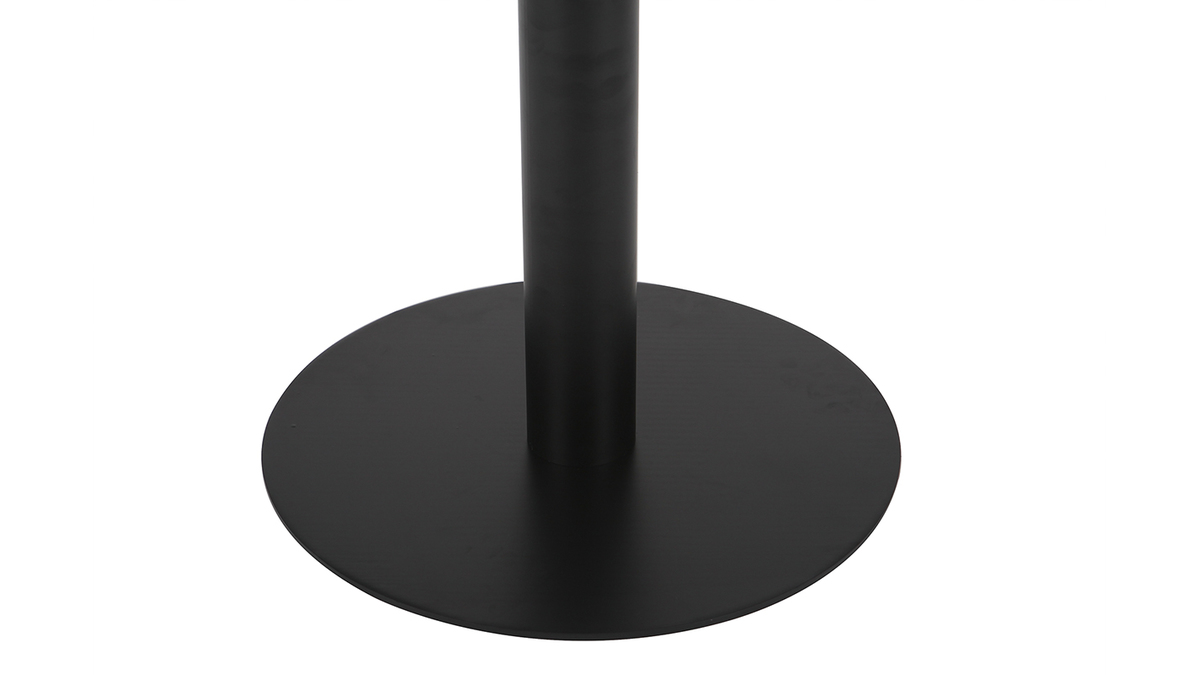Tavolino per mangiare in piedi forma: rotonda Nero PENCO