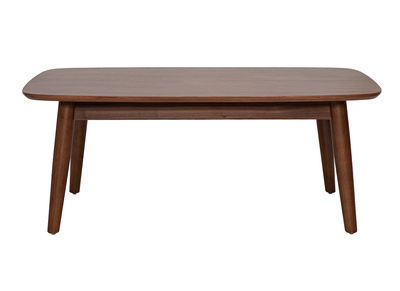 Tavolino rettangolare in legno scuro noce L100 cm NORDECO