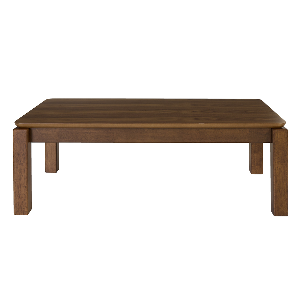 Tavolino rettangolare in legno scuro noce L120 cm RAYA