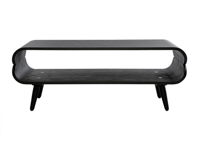 Tavolino rettangolare scandinavo in legno nero L118 cm TAKLA