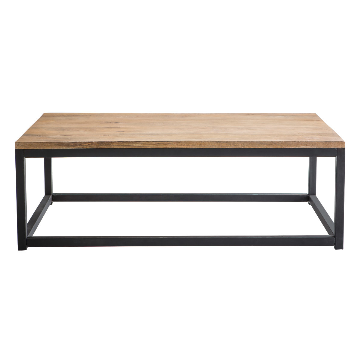 Tavolino stile industriale in legno e metallo FACTORY
