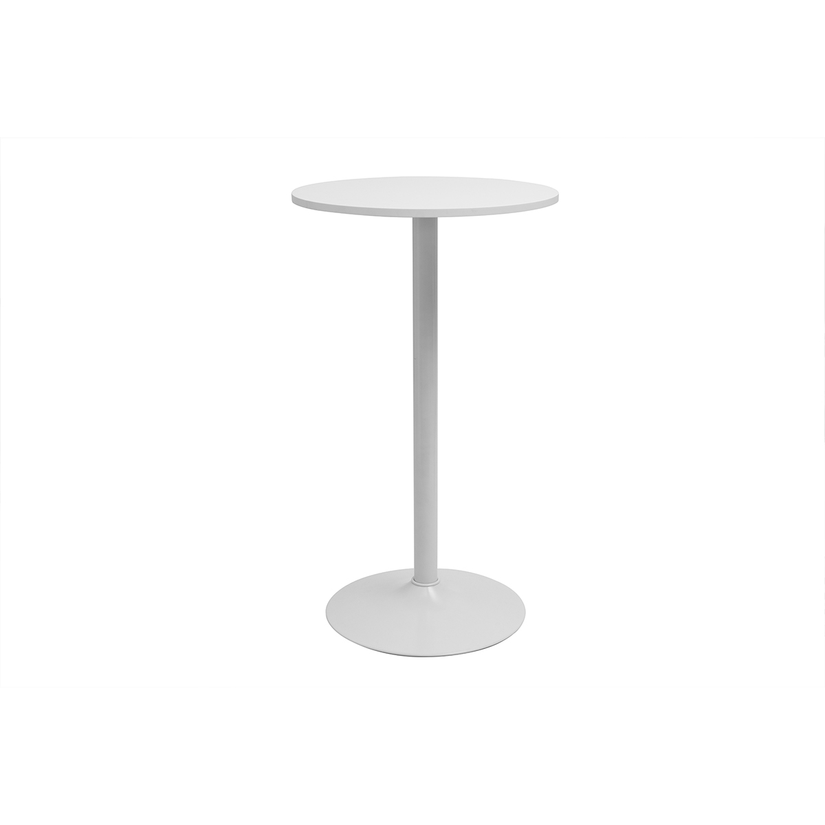Tavolo alto design rotondo bianco D60 cm CALISTA