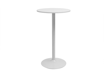 Tavolo alto design rotondo bianco D60 cm CALISTA
