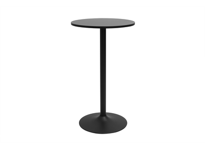 Tavolo alto design rotondo nero D60 cm CALISTA