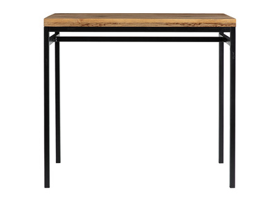 Tavolo alto industriale in mango e metallo nero YPSTER