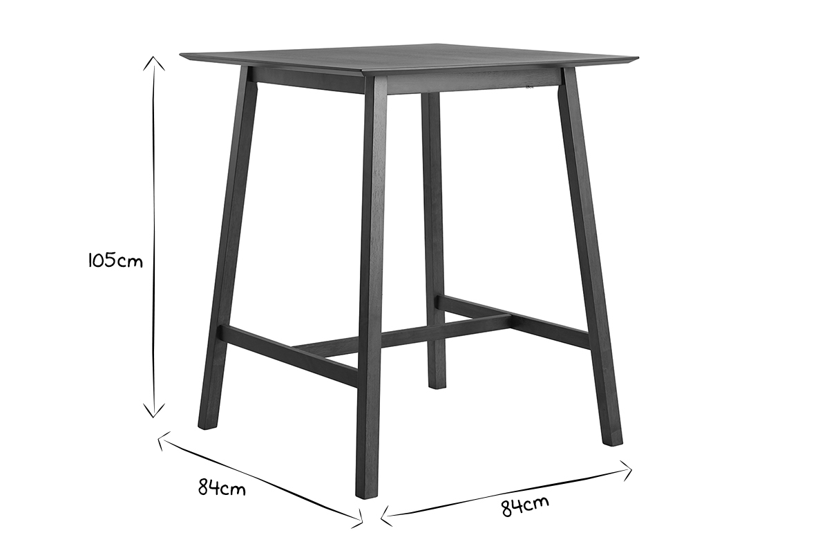 Tavolo bar noce L90 cm RUSSELL