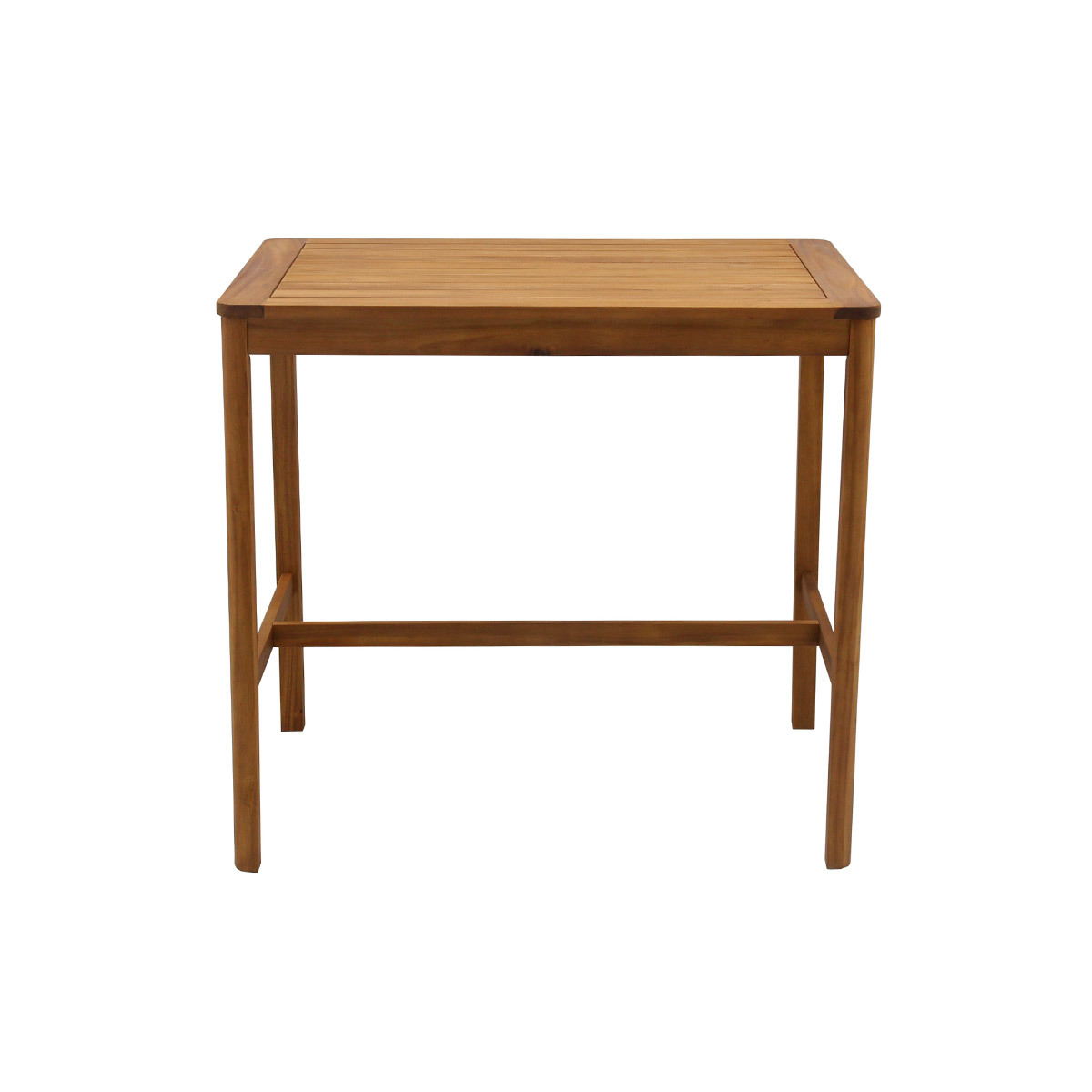 Tavolo bar per giardino rettangolare in legno massello L120 cm AKIS