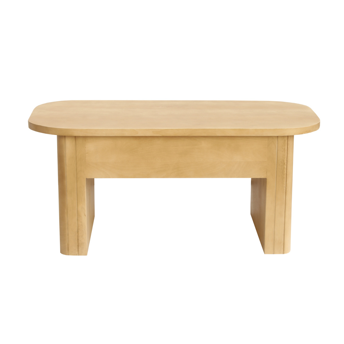 Tavolo basso rettangolare con sollevamento in legno massiccio di mango L100 cm LATIGO