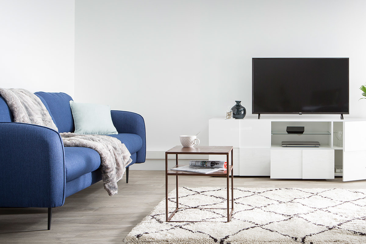 Tavolo complementare quadrato in metallo Ruggine MOHO