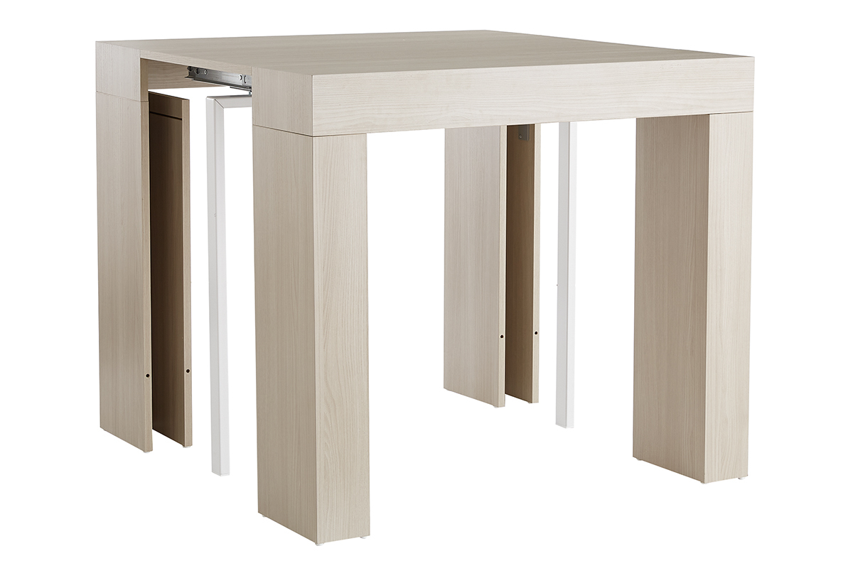 Tavolo/consolle allungabile design finitura rovere L46-291 cm COMO