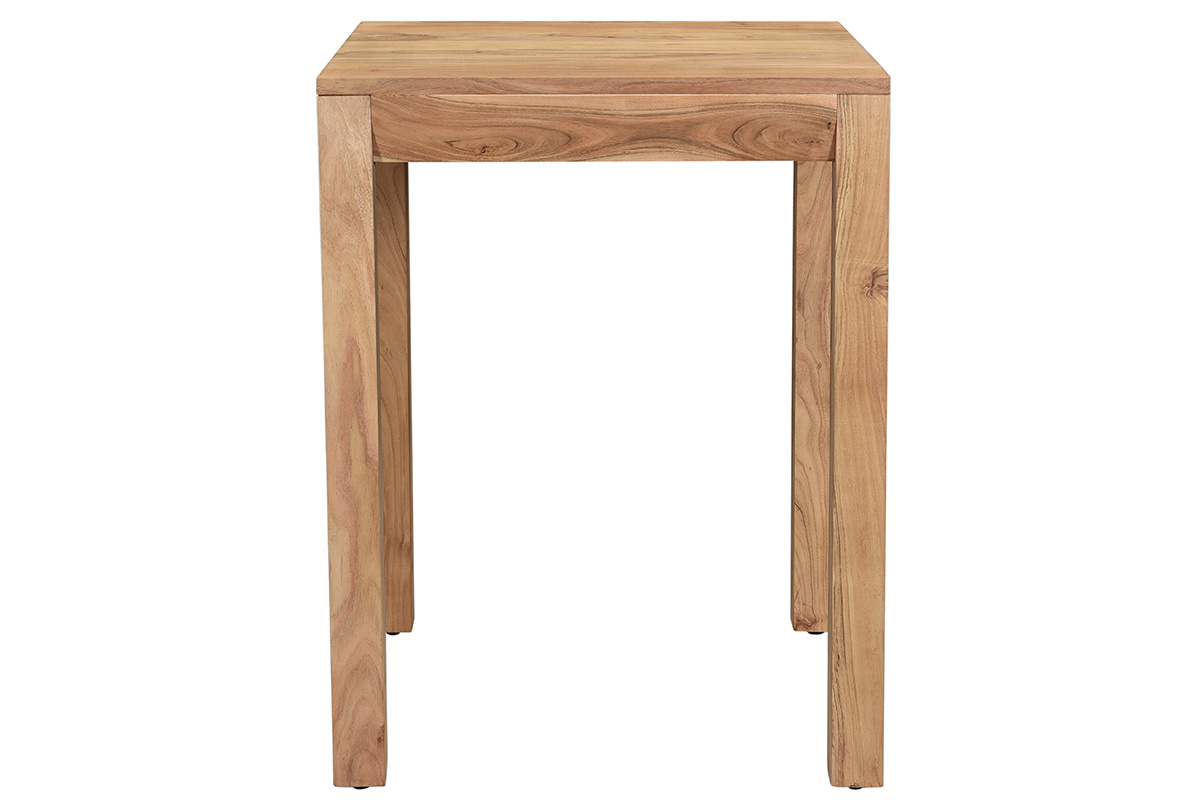 Tavolo da bar alto estensibile quadrato in legno massello L80-135 cm BALTO