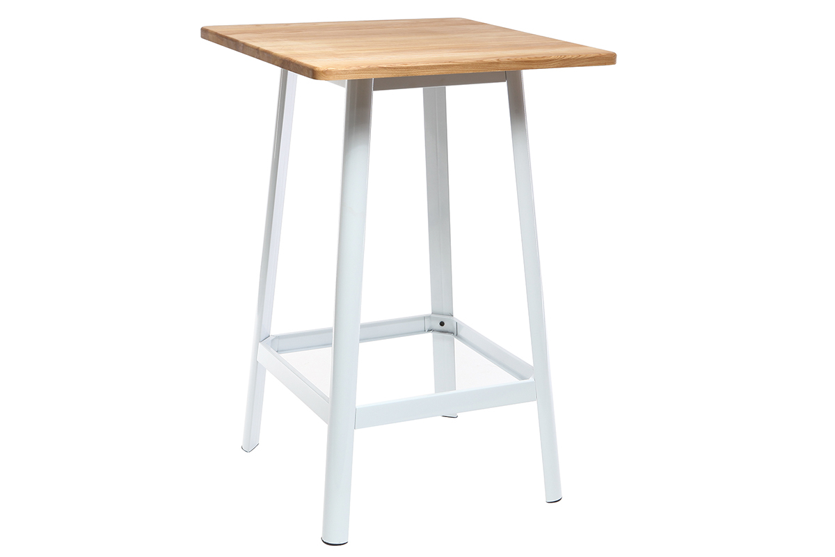 Tavolo da bar design bianco JONES