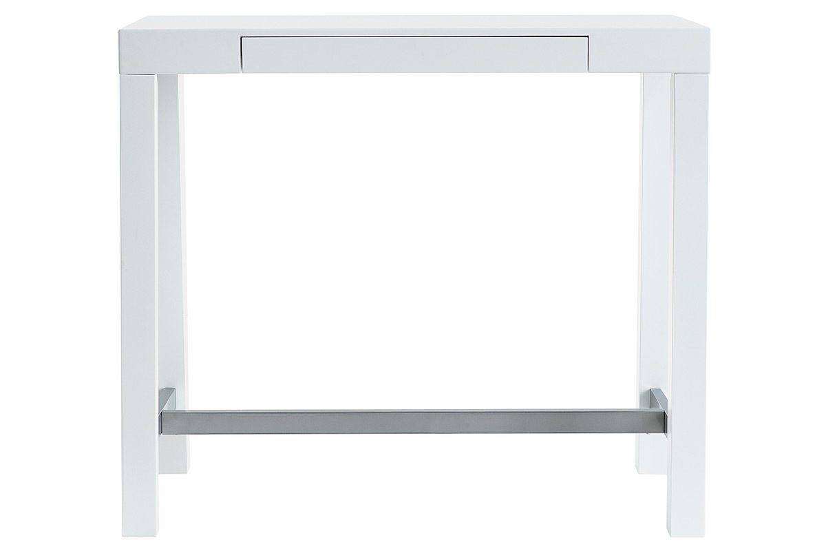 Tavolo da bar design laccato bianco opaco ALEX