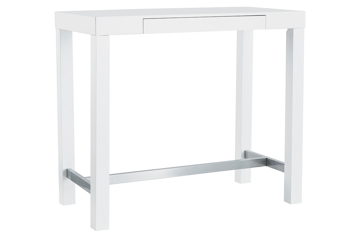 Tavolo da bar design laccato bianco opaco ALEX