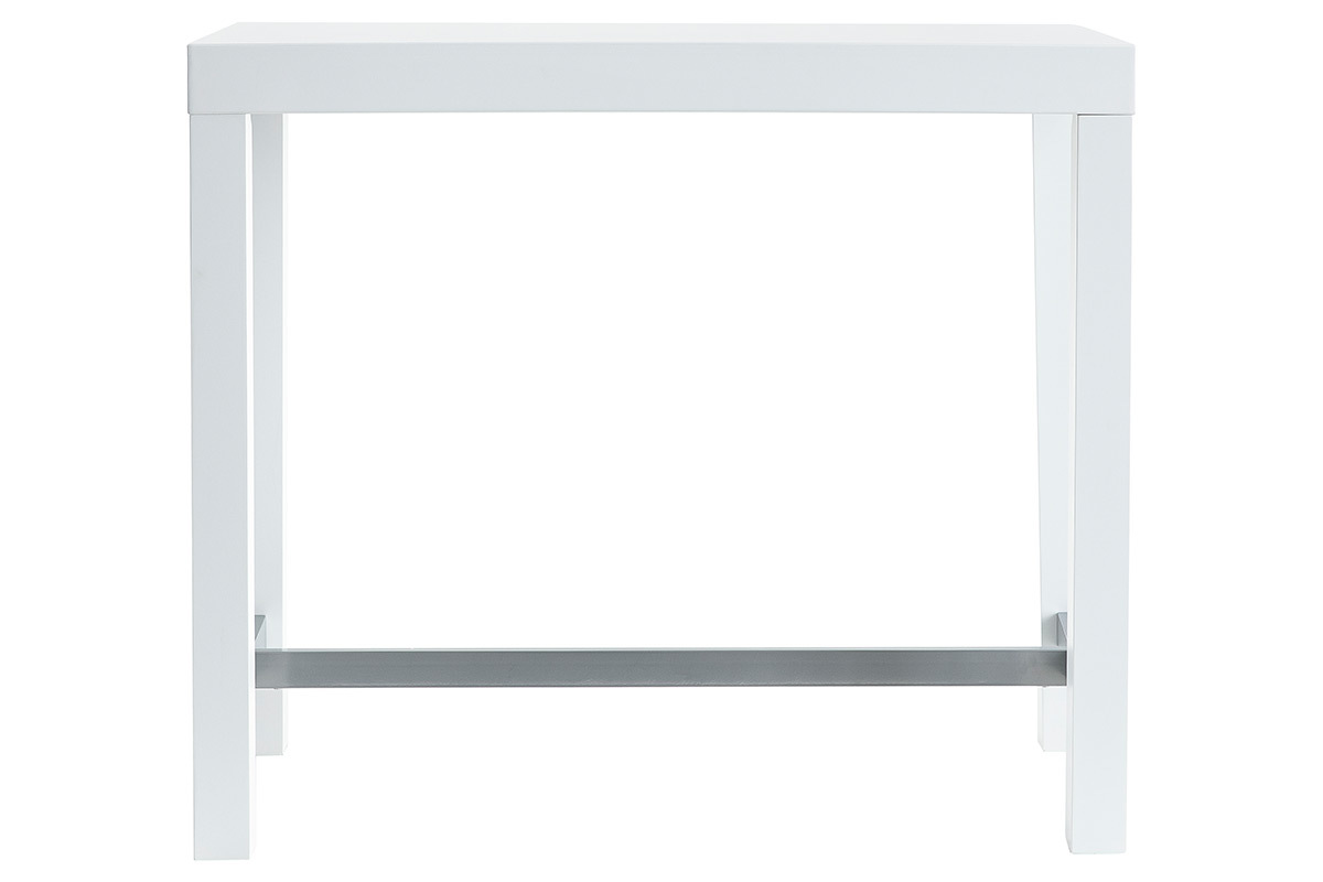 Tavolo da bar design laccato bianco opaco ALEX