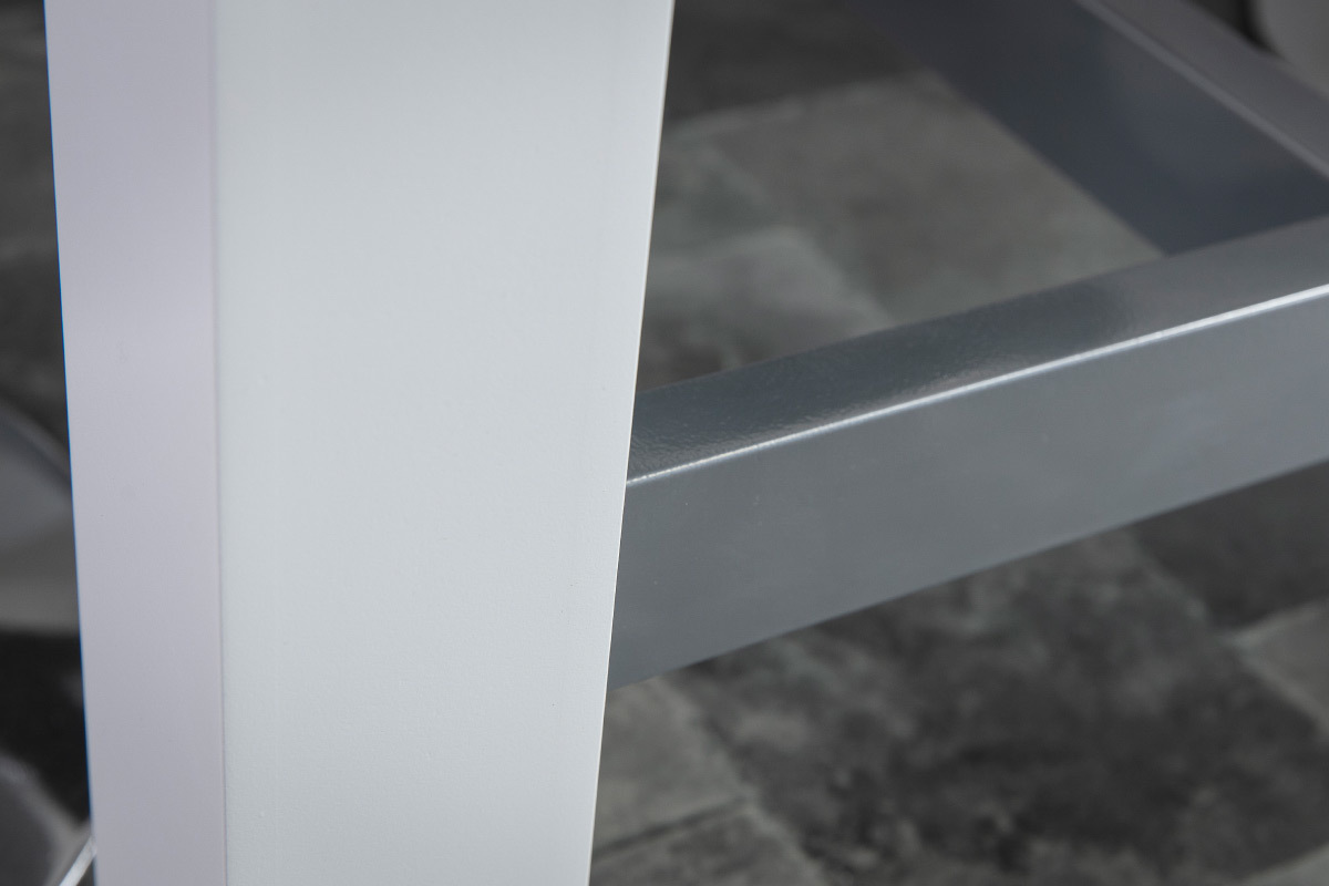 Tavolo da bar design laccato bianco opaco ALEX