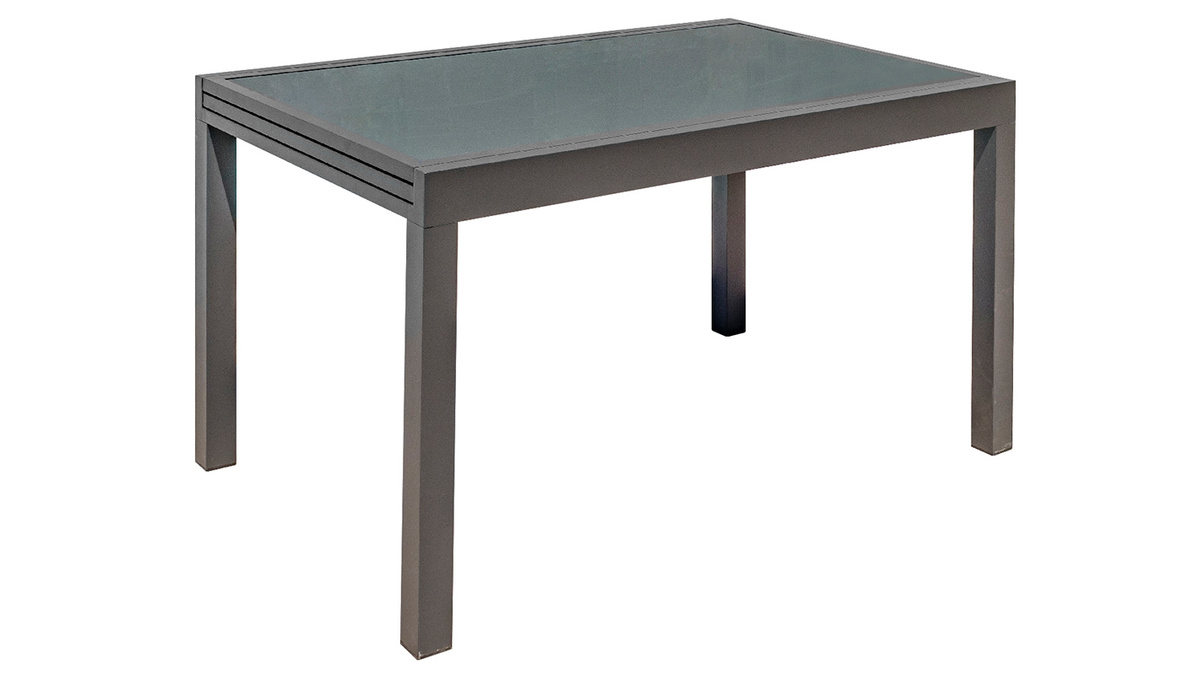Tavolo da giardino allungabile grigio antracite L135-270 cm PORTOFINO