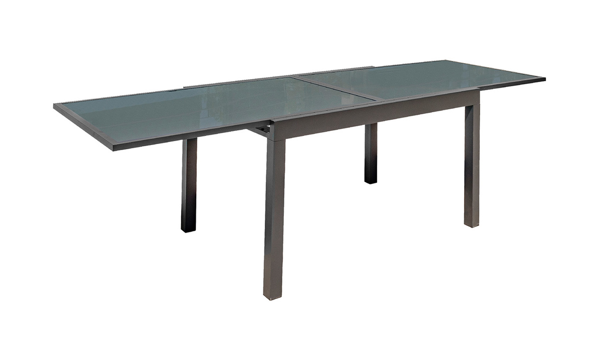 Tavolo da giardino allungabile grigio antracite L135-270 cm PORTOFINO