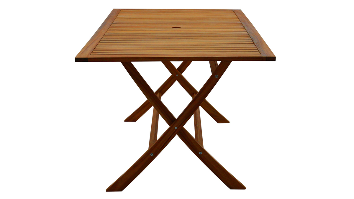 Tavolo da giardino pieghevole rettangolare legno massello L170 cm CANOPEE