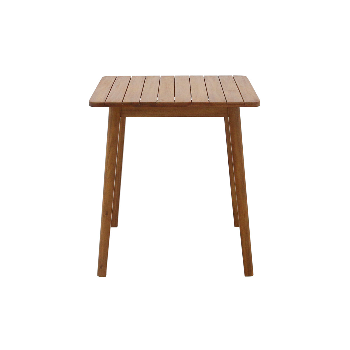 Tavolo da giardino quadrato in legno massiccio L70 cm ADELIE