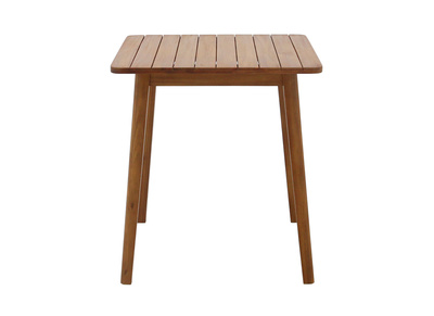 Tavolo da giardino quadrato in legno massiccio L70 cm ADELIE