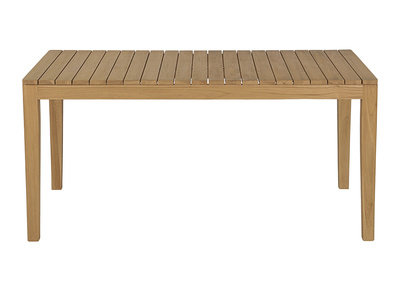 Tavolo da giardino rettangolare in legno teak massiccio L160 cm UBUD