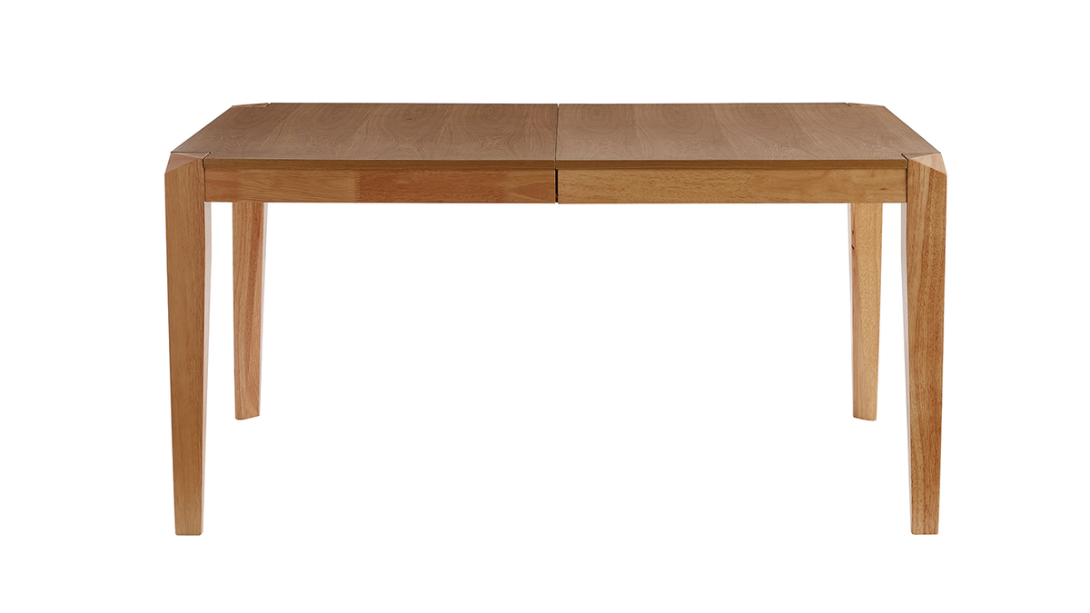 Tavolo da pranzo allungabile  impiallacciatura frassino e legno massello di hevea L150-180 cm BOLLY