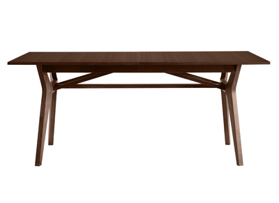 Tavolo da pranzo allungabile impiallacciatura noce L180-220 cm FOSTER