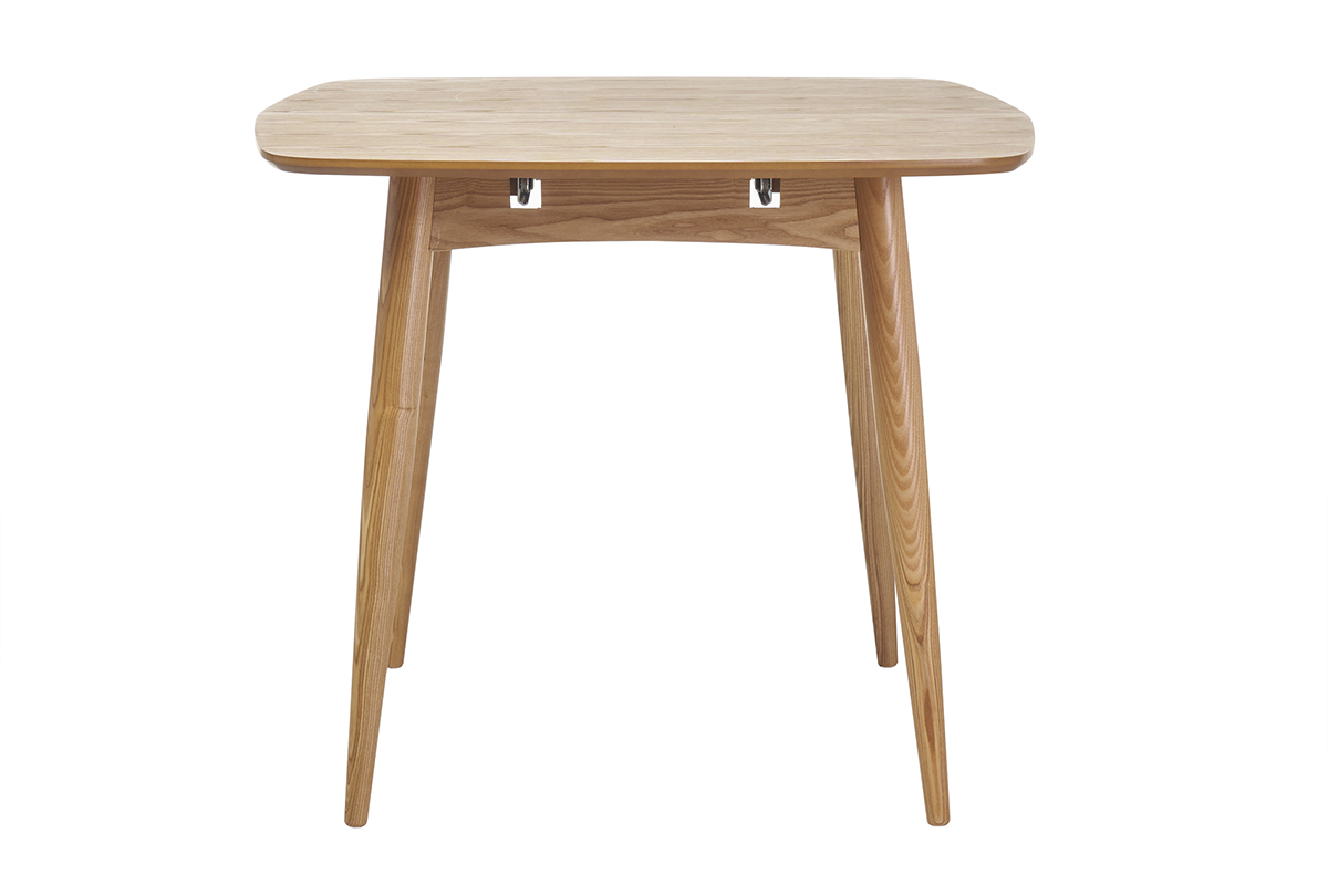 Tavolo da pranzo allungabile in frassino naturale L130-160 NORDECO