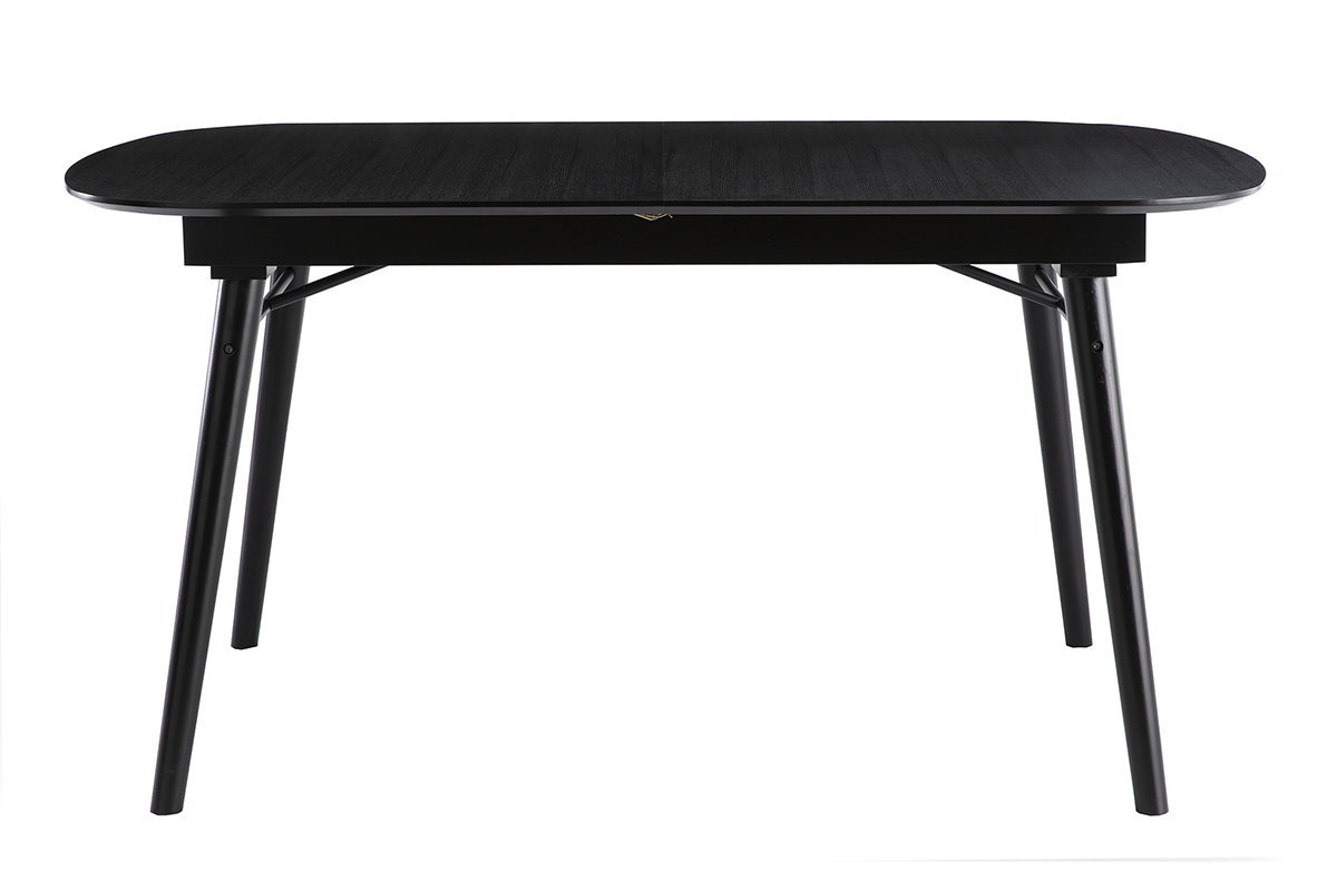 Tavolo da pranzo allungabile in legno nero L150-180 cm SHELDON