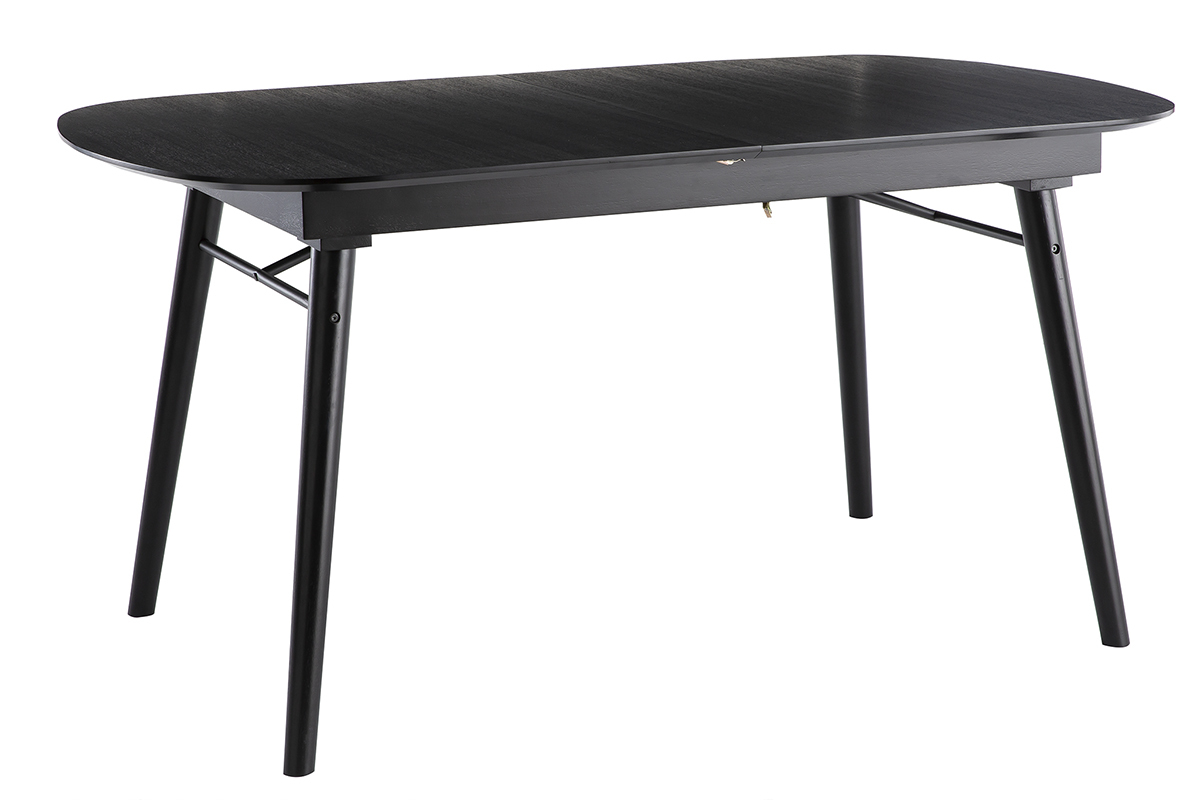 Tavolo da pranzo allungabile in legno nero L150-180 cm SHELDON