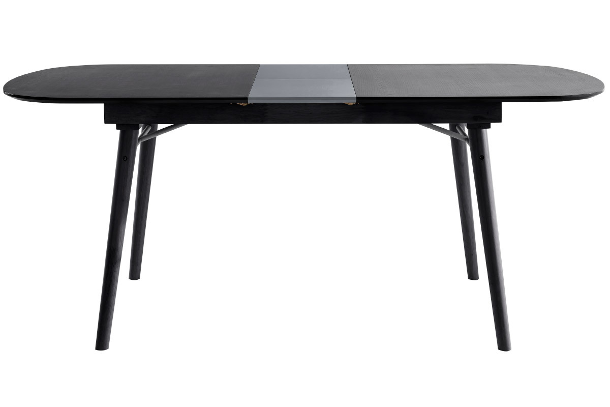 Tavolo da pranzo allungabile in legno nero L150-180 cm SHELDON