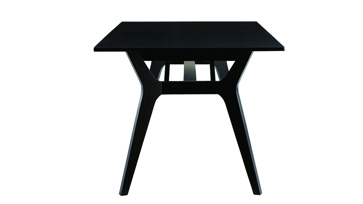 Tavolo da pranzo allungabile legno nero L180-220 cm FOSTER