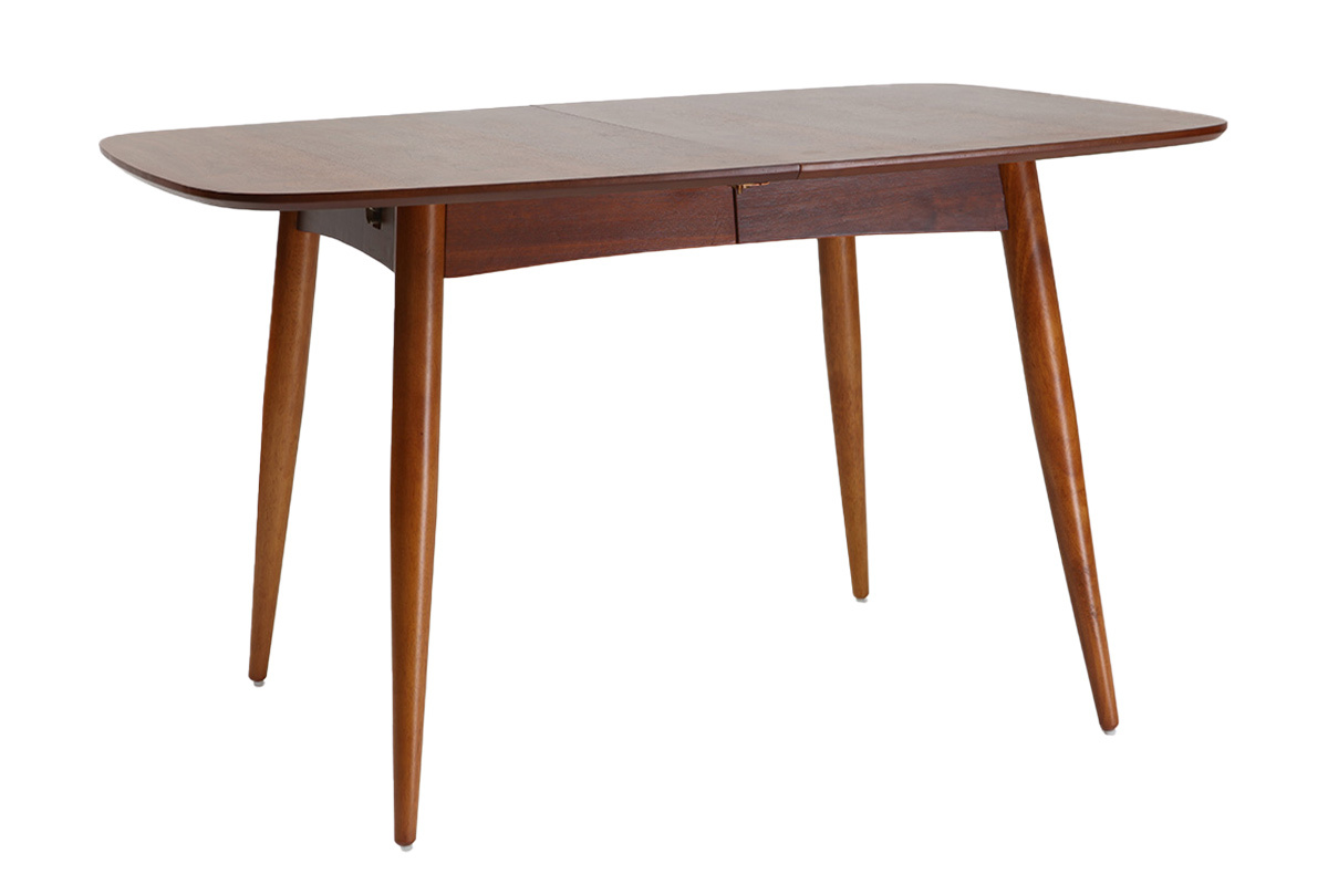 Tavolo da pranzo allungabile noce naturale L130-160 cm NORDECO