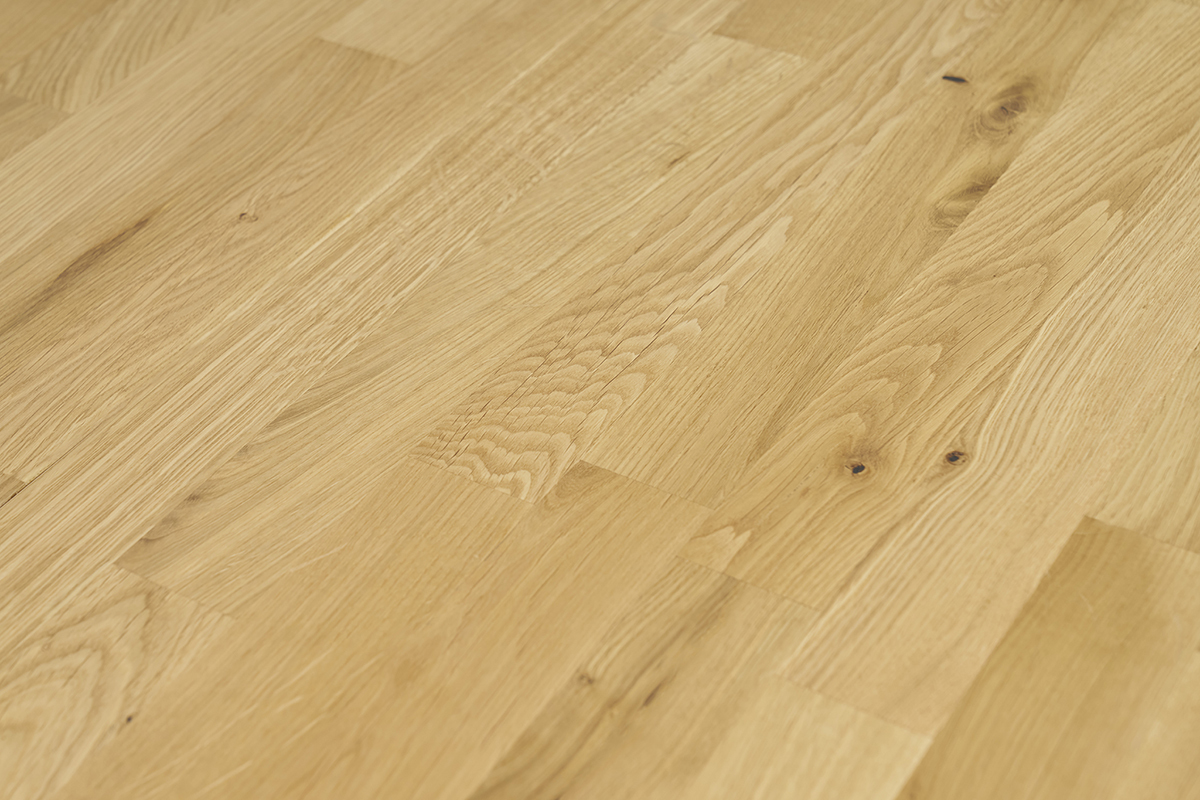 Tavolo da pranzo allungabile rettangolare in legno chiaro di rovere massello L160-220 cm YULIA