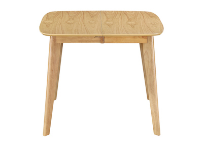 Tavolo da pranzo allungabile scandinavo quadrato in legno chiaro L90-130 LEENA