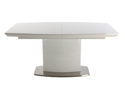 Tavolo da pranzo design allungabile bianco brillante L160-200 ERESOS