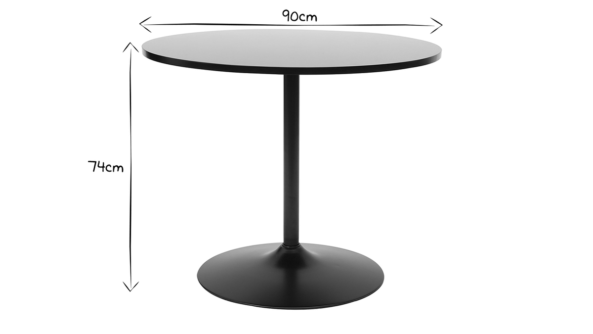 Tavolo da pranzo design bianco D90 CALISTA