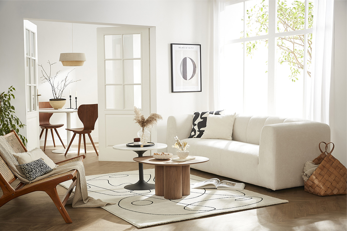 Tavolo da pranzo design bianco L170 HALIA