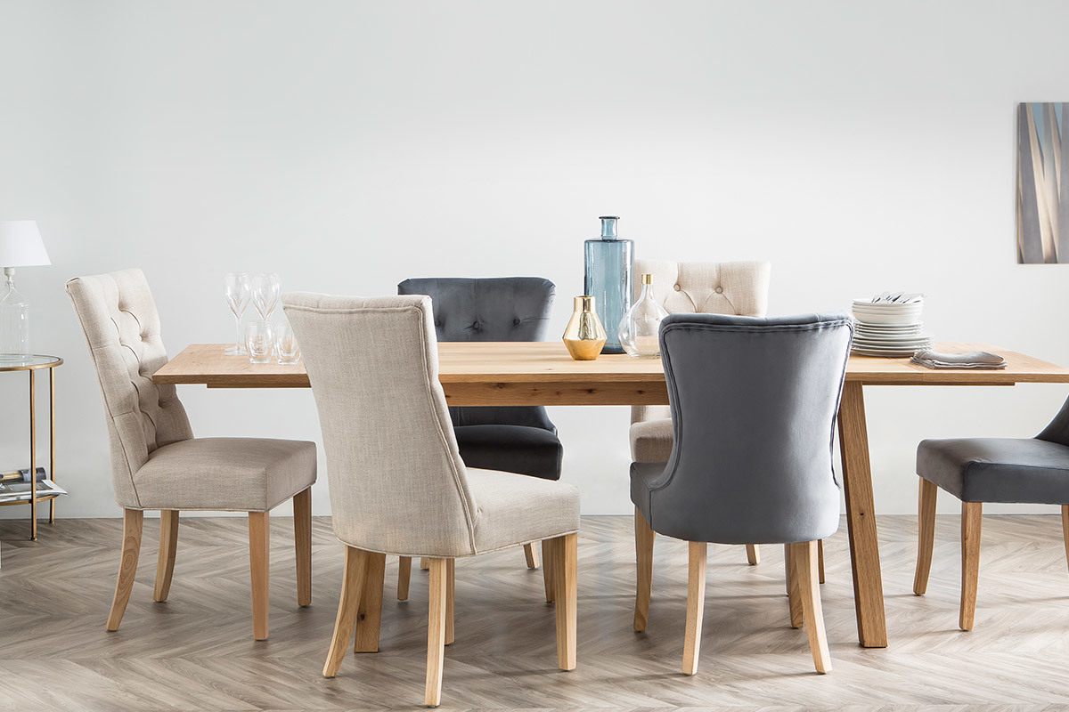 Tavolo da pranzo design estensibile legno L160-205 HONORE