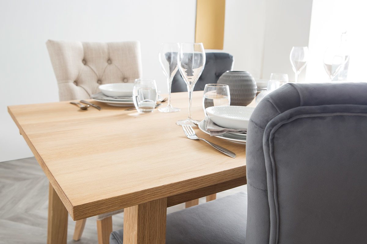 Tavolo da pranzo design estensibile legno L160-205 HONORE