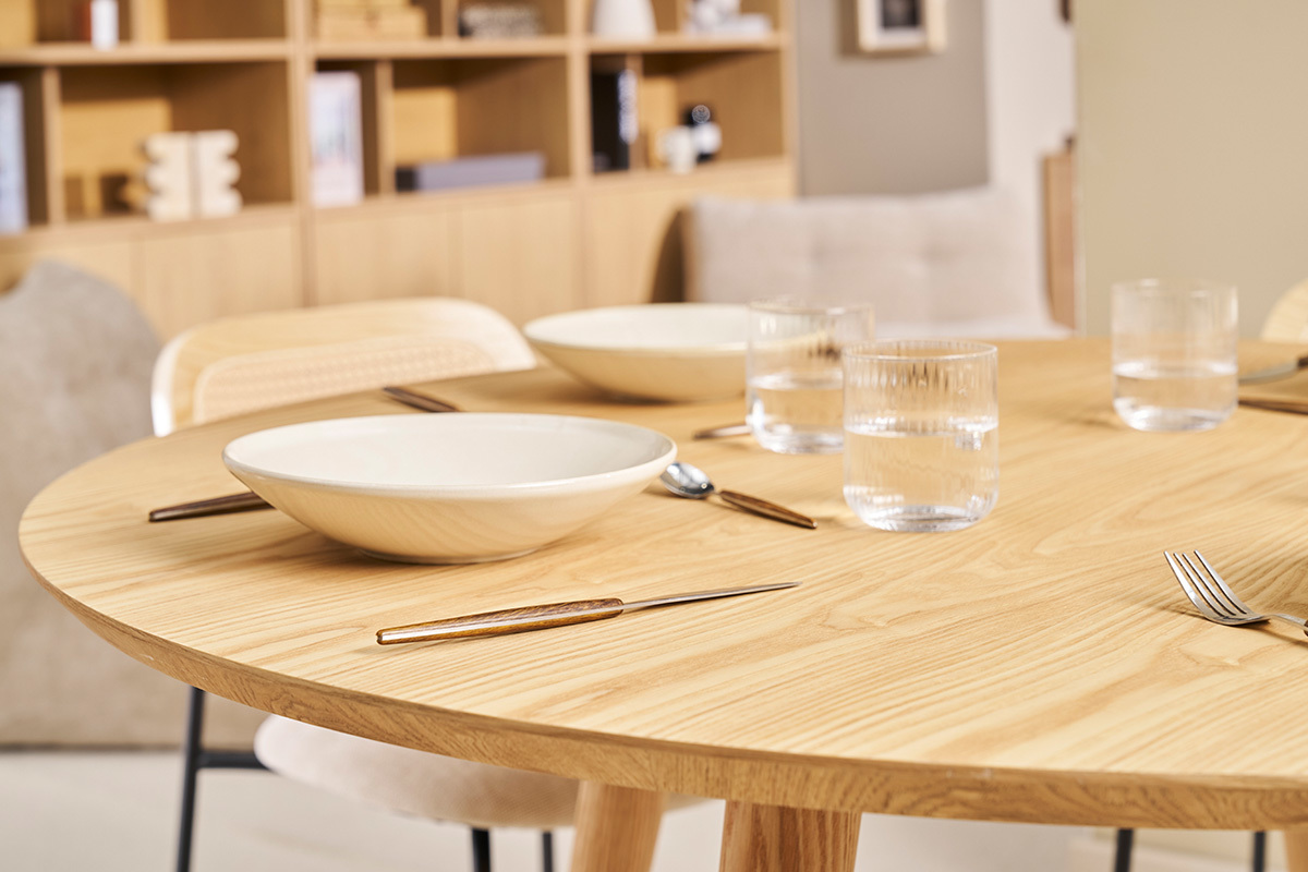 Tavolo da pranzo design in frassino D120 LIVIA