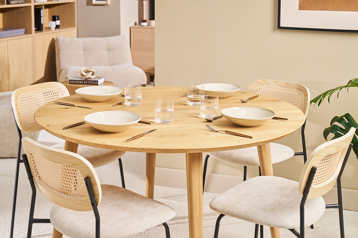 Tavolo da pranzo design in frassino D120 LIVIA